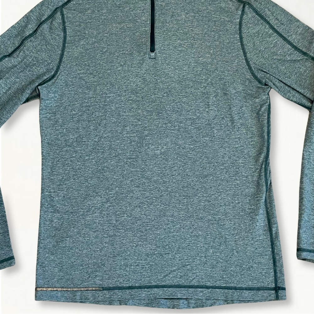 Lululemon Surge Warm 1/2 Zip Silver Heathered Defender Size M/L - Picture 9 of 16